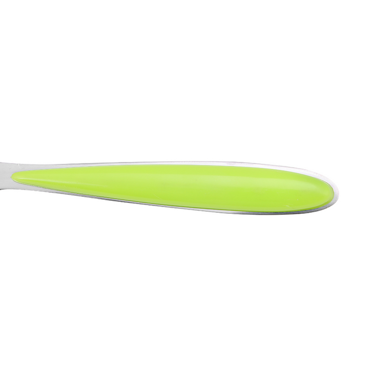 Tab Knife- Green & Silver - Stainless Steel 2 Piece