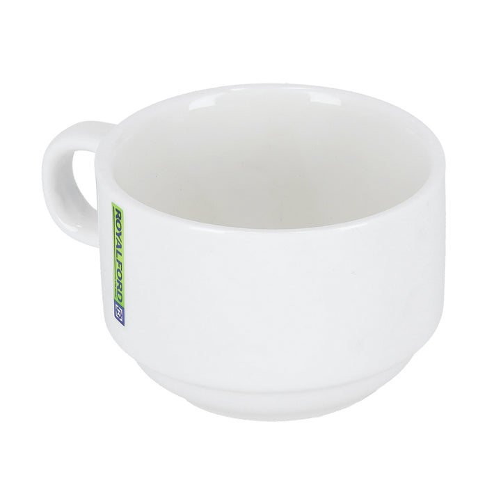 Thick Wall Ceramic Cup - Insulated Walled Heat Resistant 150ml