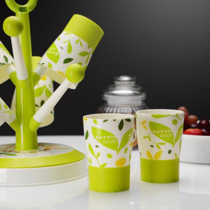 Tree Cup Holder with 6 Cups - Stylish Kitchen Organizer