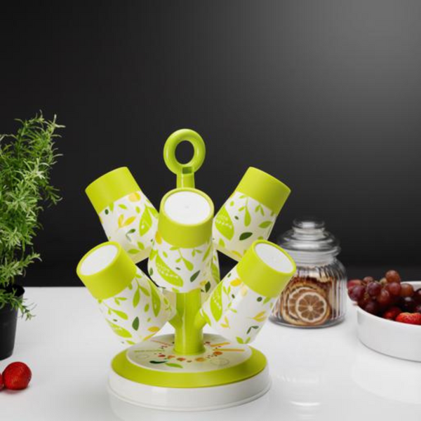 Tree Cup Holder with 6 Cups - Stylish Kitchen Organizer