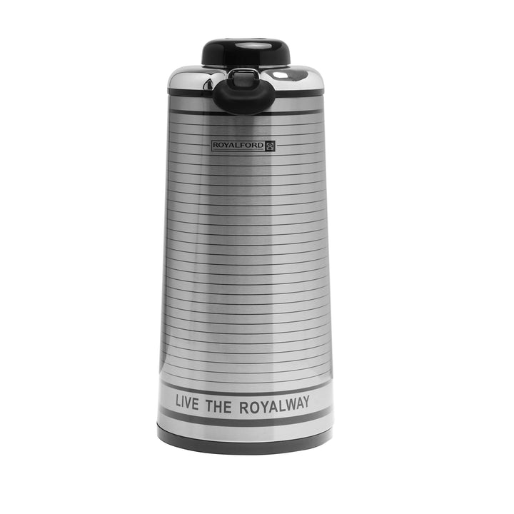 Vacuum Flask - Silver & Black 