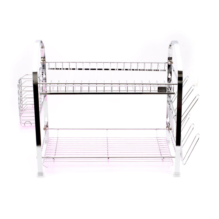 Wall Hanging Dish Rack - Silver 540 x 252 x 378 mm 