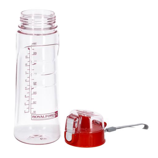 Water Bottle - Reusable Wide Mouth Bottle with Hanging Clip 750ml