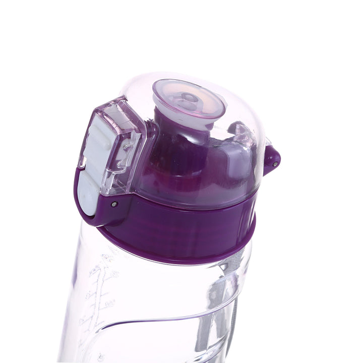 Water Bottle - Reusable Wide Mouth Bottle with Hanging Clip 750ml