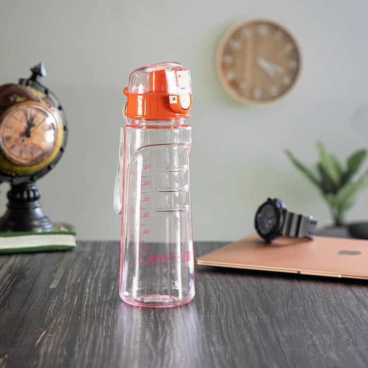 Water Bottle - Reusable Wide Mouth Bottle with Hanging Clip 750ml