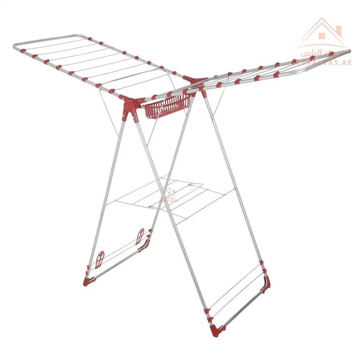 ACONITE Laundry Drying Rack | Foldable Metal Clothes Dryer Stand | 70×135cm | Made in Turkey - Souk Al Ras