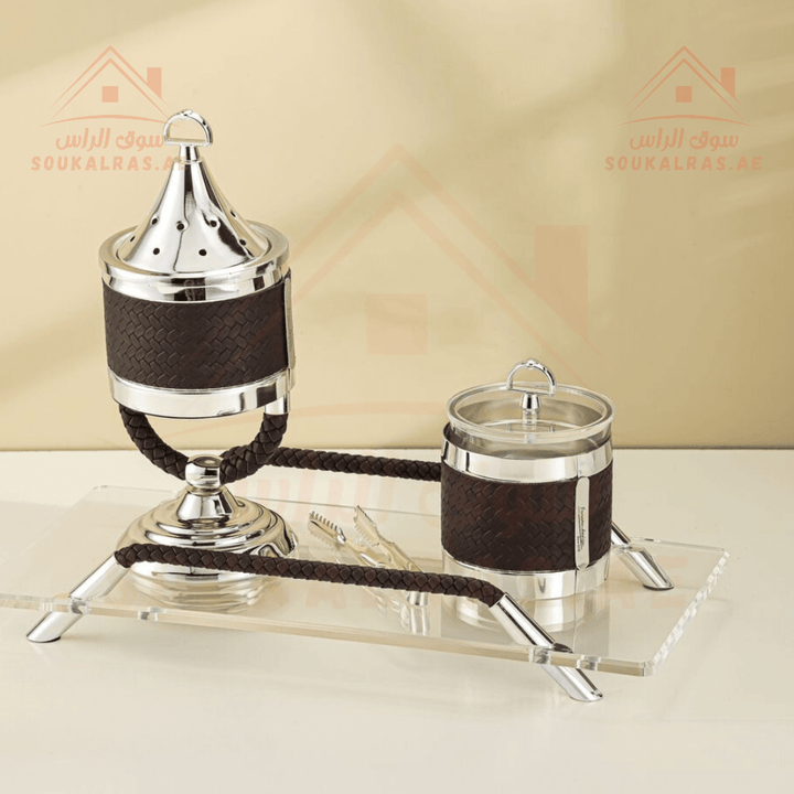 Acrylic Incense Burner Set | Luxurious Home Decor|Elegant Design - Souk Al Ras