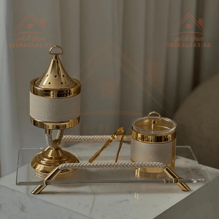 Acrylic Incense Burner Set | Luxurious Home Decor|Elegant Design - Souk Al Ras