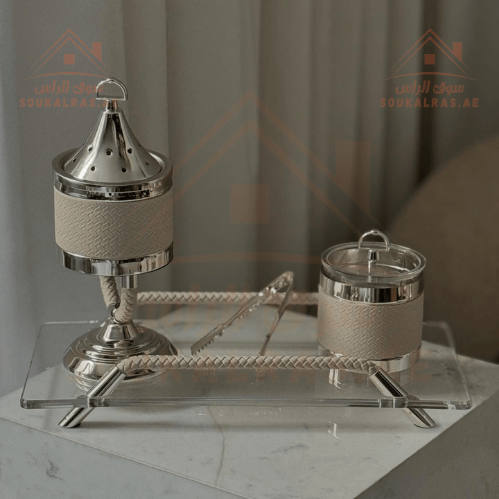 Acrylic Incense Burner Set | Luxurious Home Decor|Elegant Design - Souk Al Ras