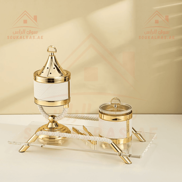 Acrylic Incense Burner Set | Luxurious Home Decor|Elegant Design - Souk Al Ras