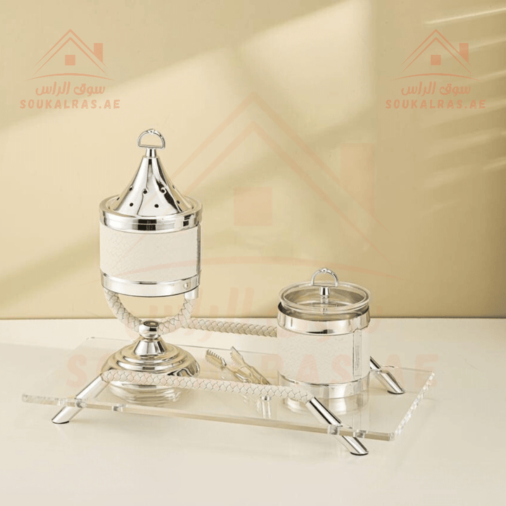 Acrylic Incense Burner Set | Luxurious Home Decor|Elegant Design - Souk Al Ras