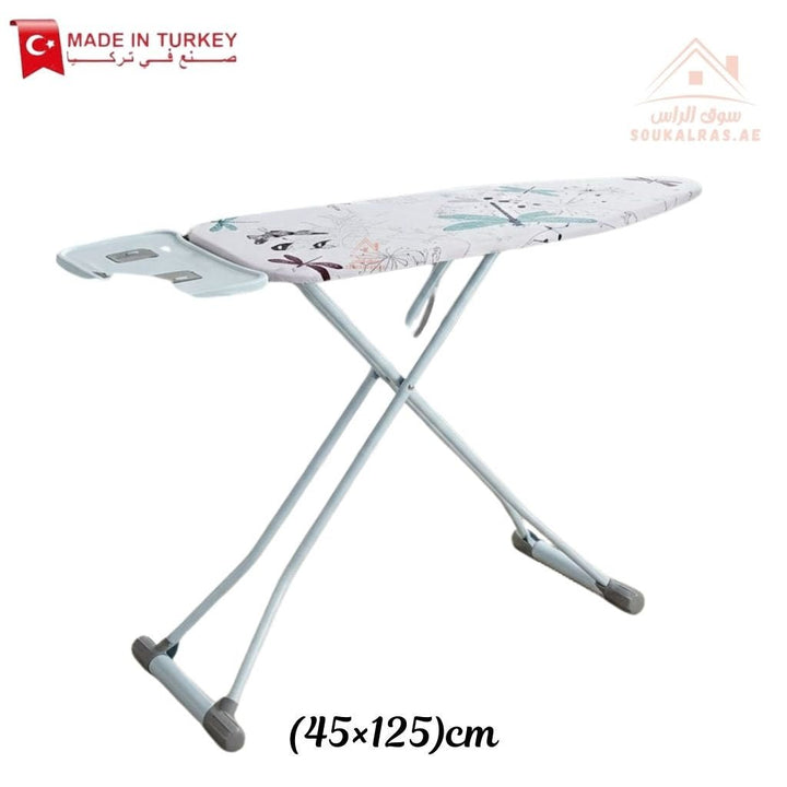 Adriana Ironing Board | Foldable Iron Board with Stable Steel Frame | Premium Home Use | Ideal for ironing shirts, abayas, trousers, dresses, linens and more - Souk Al Ras