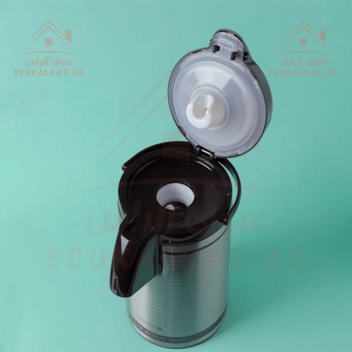 Airpot Flask 3L | Double Wall Vacuum Insulation | 360° Rotating Base | Keeps Drinks Hot or Cold - Souk Al Ras