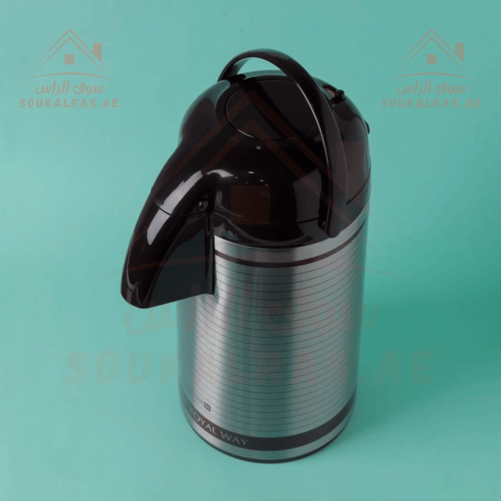 Airpot Flask 3L | Double Wall Vacuum Insulation | 360° Rotating Base | Keeps Drinks Hot or Cold - Souk Al Ras