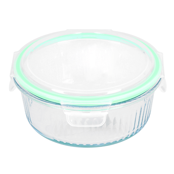 Airtight Glass Container - Portable Glass Round Container 400ml - Souk Al RasKitchen Accessories