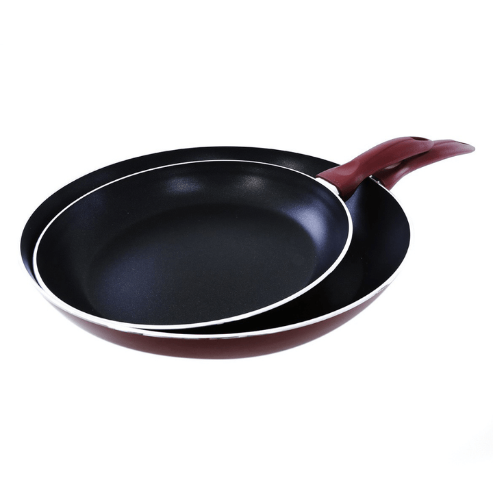 Aluminium Non - Stick Fry Pan 2Pcs (28 & 22Cm) - Souk Al RasPots & Pans