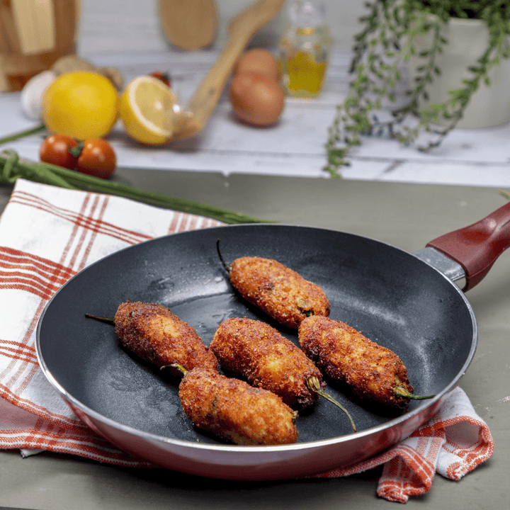 Aluminium Non - Stick Fry Pan 2Pcs (28 & 22Cm) - Souk Al RasPots & Pans