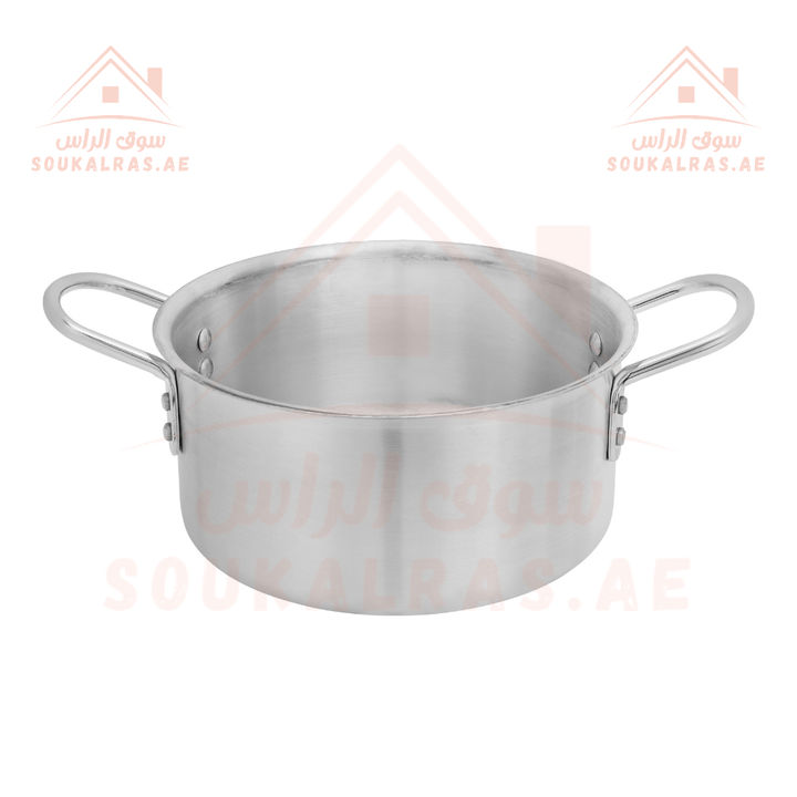 Aluminum Casserole with Lid and Handle - 26cm | Durable and Elegant Cookware - Souk Al RasCookware Set