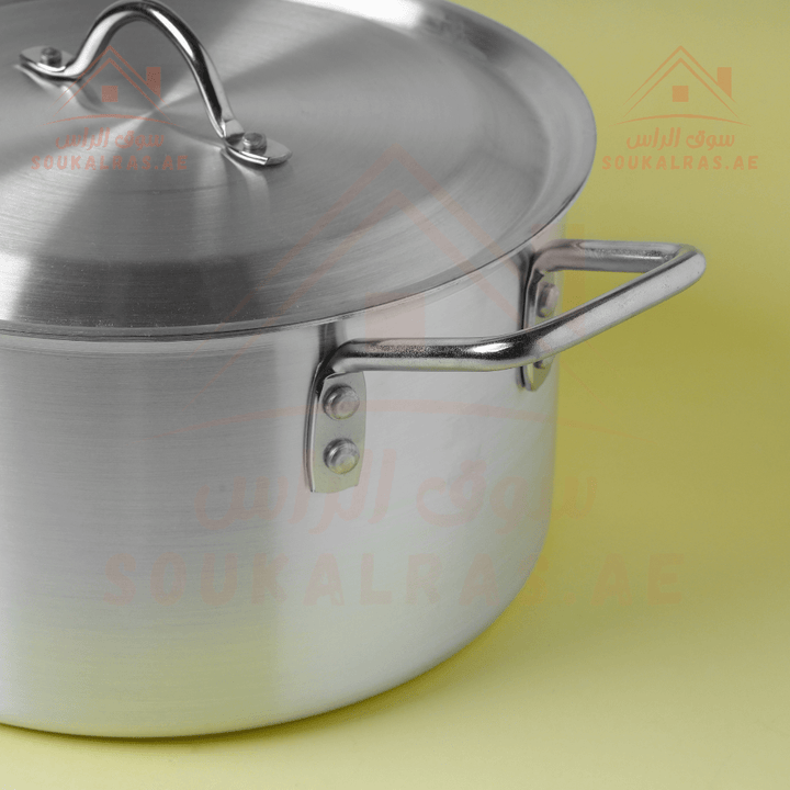 Aluminum Casserole with Lid and Handle - 26cm | Durable and Elegant Cookware - Souk Al RasCookware Set