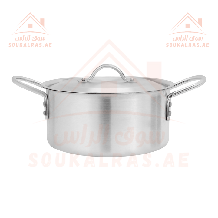 Aluminum Casserole with Lid and Handle - 26cm | Durable and Elegant Cookware - Souk Al RasCookware Set