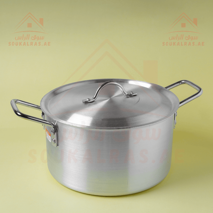 Aluminum Casserole with Lid and Handle - 26cm | Durable and Elegant Cookware - Souk Al RasCookware Set