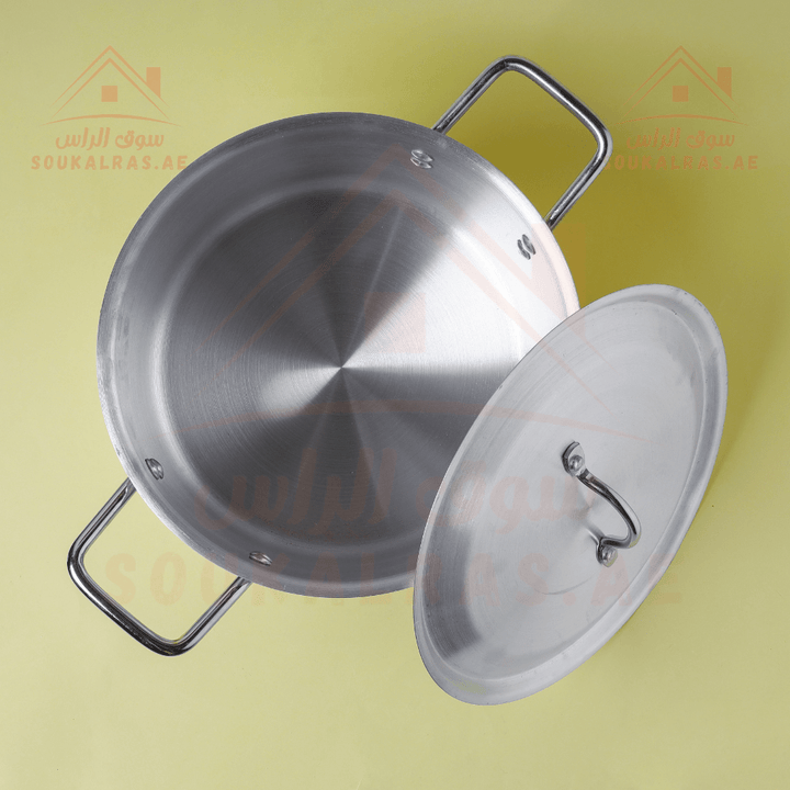 Aluminum Casserole with Lid and Handle - 26cm | Durable and Elegant Cookware - Souk Al RasCookware Set