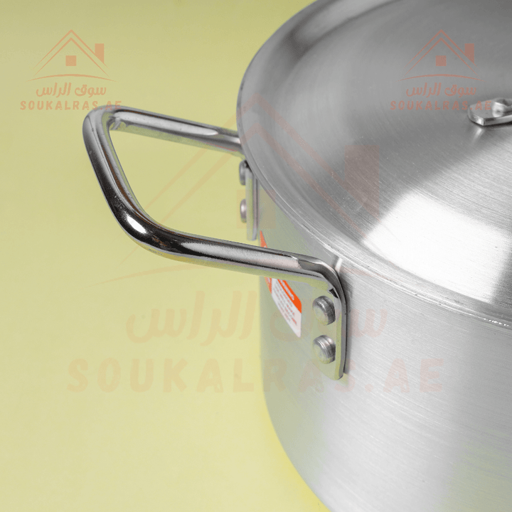 Aluminum Casserole with Lid and Handle - 28cm | Durable and Stylish Cookware - Souk Al RasCookware Set