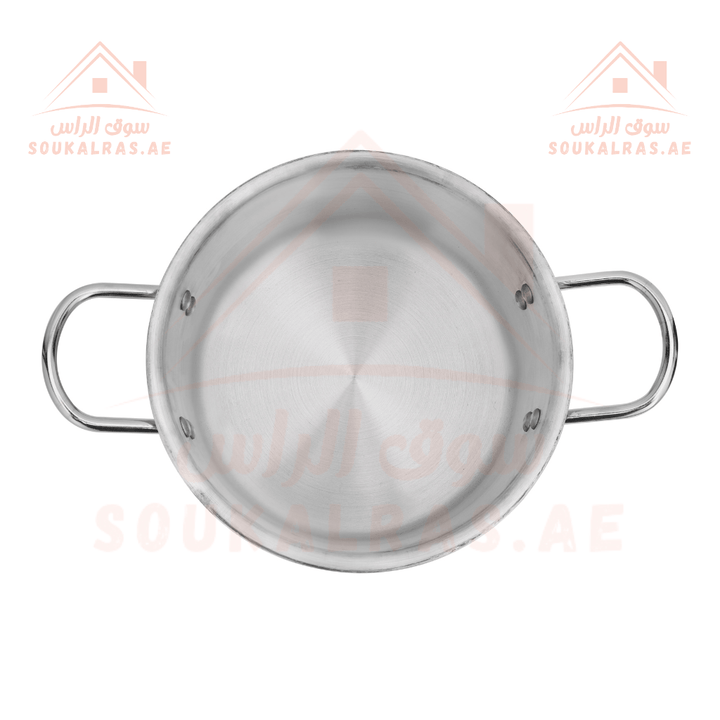 Aluminum Casserole with Lid and Handle - 30cm | Superior - Grade Cookware for Delicious Meals - Souk Al RasCookware Set