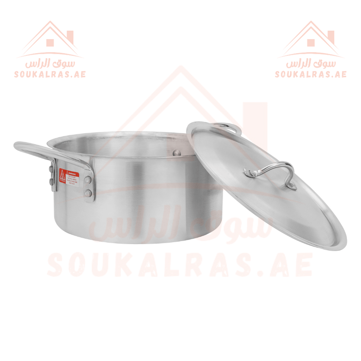 Aluminum Casserole with Lid and Handle - 30cm | Superior - Grade Cookware for Delicious Meals - Souk Al RasCookware Set