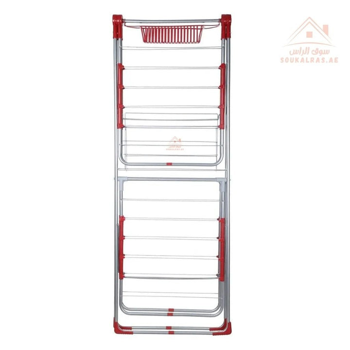 ANGELONIA 2 - Tier Laundry| Drying Rack Durable steel with rust - resistant coating| 70x160 CM | Foldable | Made in Turkey - Souk Al Ras