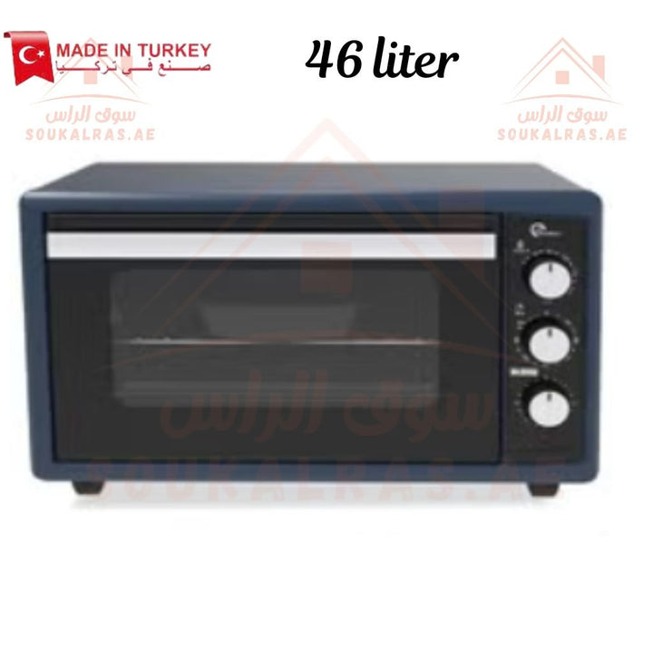 Asel Electric Oven 46 L | Double Glass | Timer Control - temperature control knobs| Efficient Baking & Roasting| made in turkey|2 - Year Warranty. - Souk Al Ras