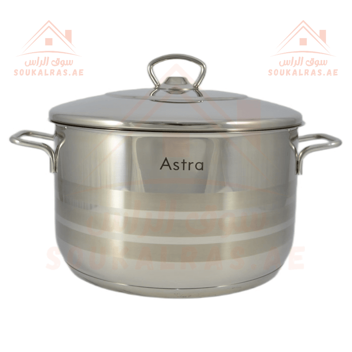 Astra 9 - Piece Stainless Steel Cookware Set | Premium 18/10 Stainless Steel | Made in Turkey - Souk Al RasCookware Sets