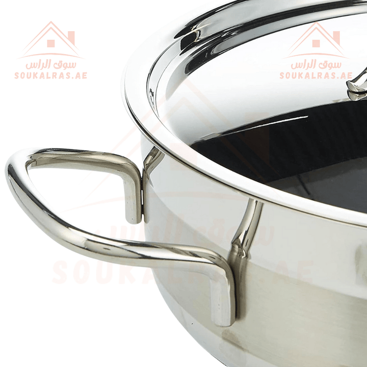 AVCI Alfa 9Pcs Stainless Steel 18/10 Cookware Set with Induction & Solar Base | Made in Turkey |5 - Year Warranty - Souk Al RasCookware Sets