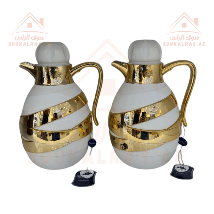 AVCI Dallas 1L Vacuum Flasks Set of 2 | Elegant Design | Heat Retention | Ideal for Coffee & Tea |1 - Year Warranty | ESMA Certified - Souk Al RasVacuum Flasks and Thermos