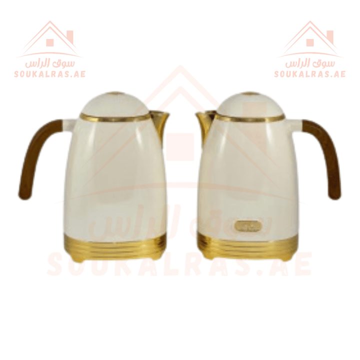 AVCI Flask 2 - Piece Set | 1L Capacity Each | Elegant Design | Perfect for keeping beverages hot or cold for hours - Souk Al Ras