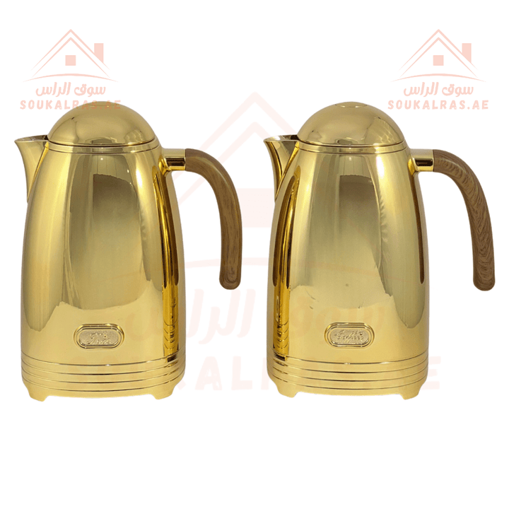 AVCI Flask 2 - Piece Set | 1L Capacity Each | Elegant Design | Perfect for keeping beverages hot or cold for hours - Souk Al Ras