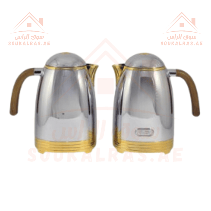 AVCI Flask 2 - Piece Set | 1L Capacity Each | Elegant Design | Perfect for keeping beverages hot or cold for hours - Souk Al Ras