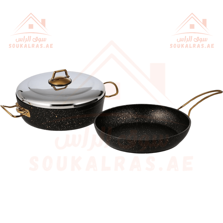 AVCI Home Maker Cookware Set | Made in Turkey | 1 - Year Warranty | Heavy Weight & Premium Quality - Souk Al Ras