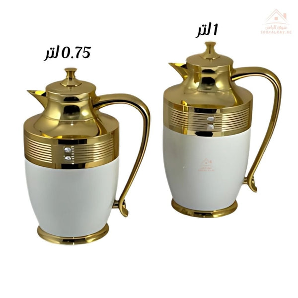 Avci PL Series Vacuum Flask Set 2 PCS 0.75L & 1.0L | Elegant Design | Keeps drinks hot or cold | Ideal for Arabic coffee, tea, or cold beverages - Souk Al Ras