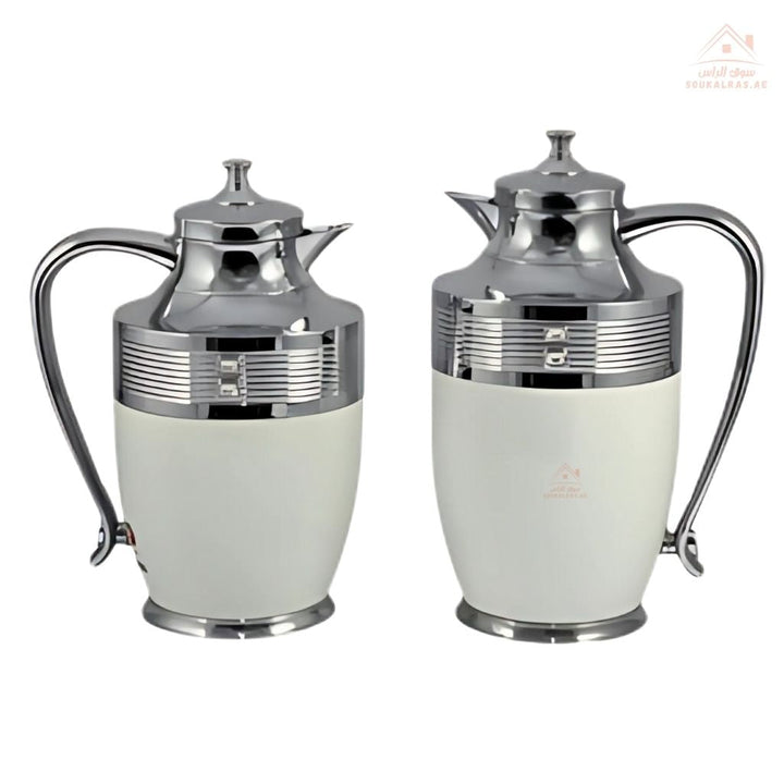 Avci PL Series Vacuum Flask Set 2 PCS 0.75L & 1.0L | Elegant Design | Keeps drinks hot or cold | Ideal for Arabic coffee, tea, or cold beverages - Souk Al Ras