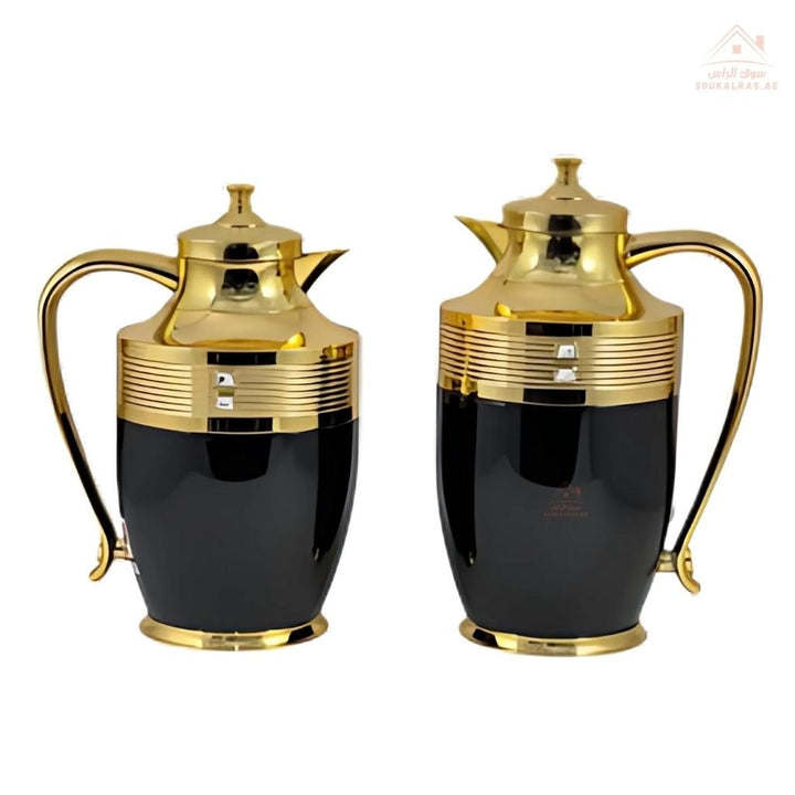 Avci PL Series Vacuum Flask Set 2 PCS 0.75L & 1.0L | Elegant Design | Keeps drinks hot or cold | Ideal for Arabic coffee, tea, or cold beverages - Souk Al Ras