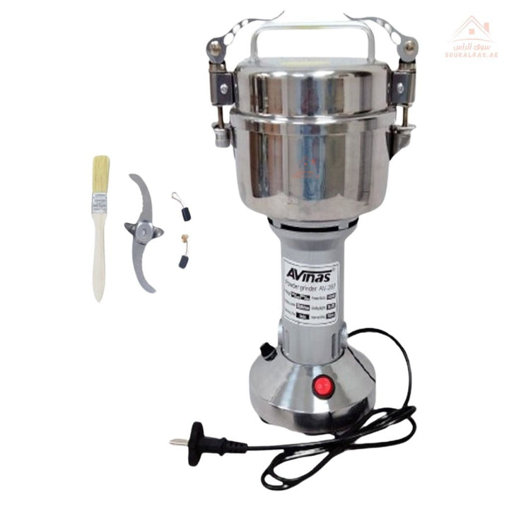 Avinas 250G Powder Grinder Machine | High - Speed Copper Motor | perfect for grinding coffee, spices, and grains - Souk Al Ras