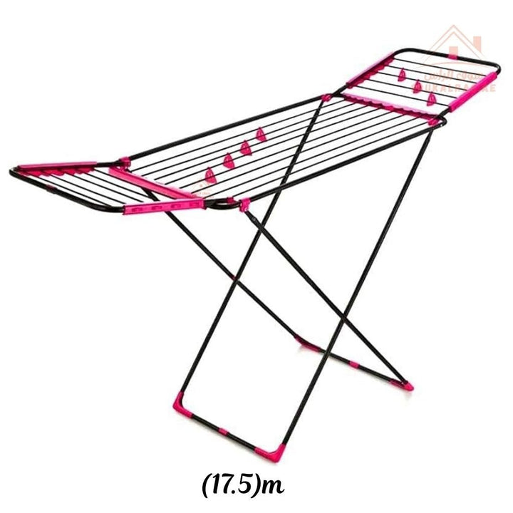 Avrora 17.5 Meter Laundry Drying Rack | Foldable Clothes Dryer Stand | Heavy - Duty Indoor & Outdoor Drying Rack - Souk Al Ras
