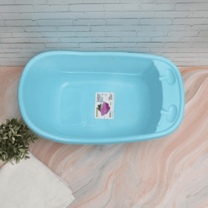 Baby Bath Tub - Good Quality Plastic - Ergonomic & Spacious - Lightweight - Souk Al RasHousehold