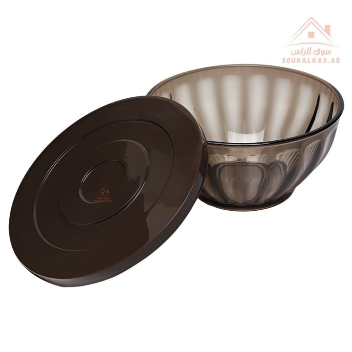 Balance 4 - Piece Salad Bowl Set | Airtight Lids | Durable & Elegant Design, Ideal for serving or storage - Souk Al Ras
