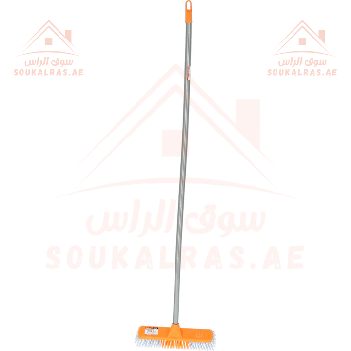 Broom with PVC - Coated Wooden Handle | Efficient Cleaning - Souk Al RasHousehold