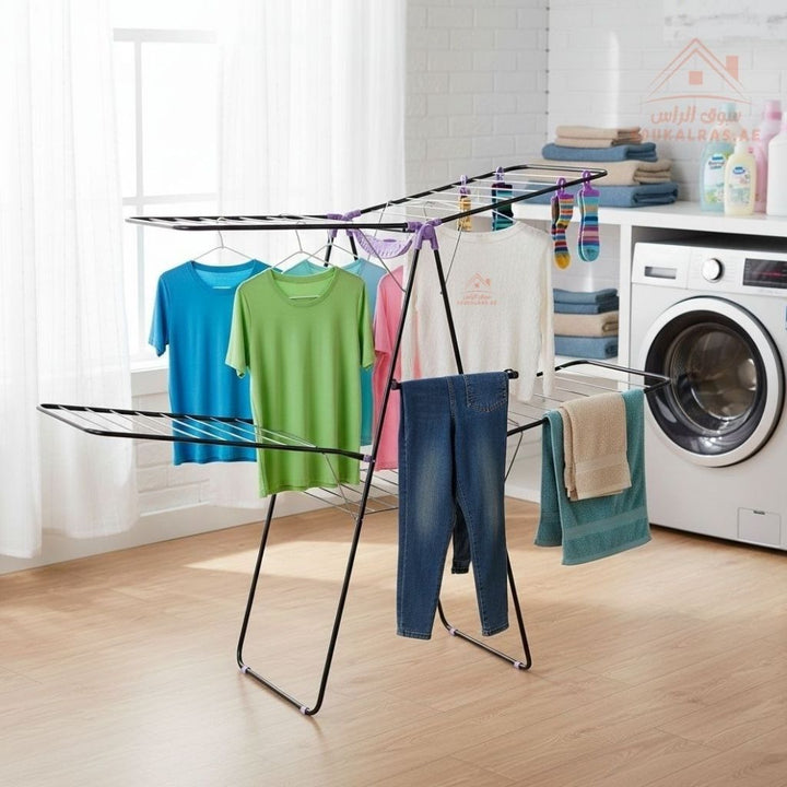 Butterfly 2003 Foldable Laundry Drying Rack | Multi - Level Clothes Dryer Stand | Indoor & Outdoor Use - Souk Al Ras