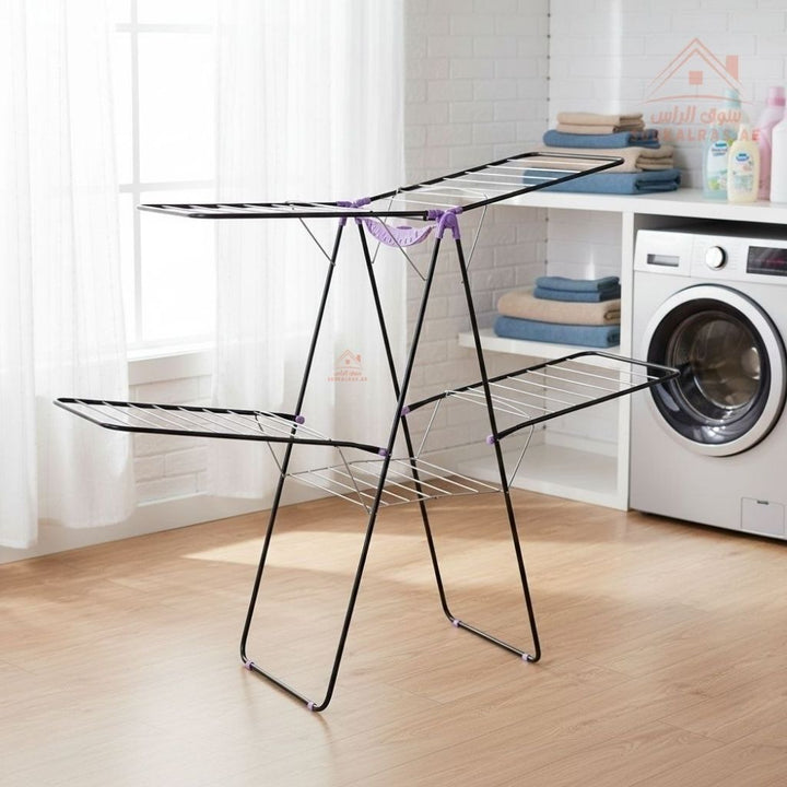 Butterfly 2003 Foldable Laundry Drying Rack | Multi - Level Clothes Dryer Stand | Indoor & Outdoor Use - Souk Al Ras