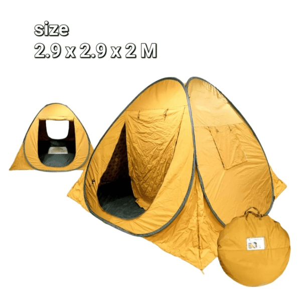 Camping Tent - Beach Tent for 3 - 4 People - Quick Setup - 2.9x2.9x2 Meters - Souk Al RasTents