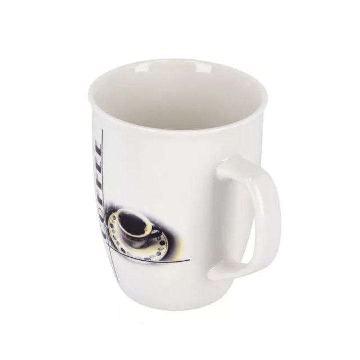 Ceramic Mug - Premium Quality and Heat Resistant Handle 12Oz - Souk Al RasDrinkware